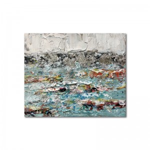 抽象アートファブリックフレームキャンバスピュアハンド塗装その他の壁アート油絵画写真